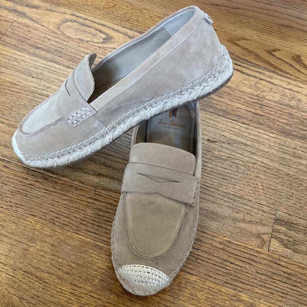Sam Edelman suede loafer espadrilles. NICE! Size 7.5M.